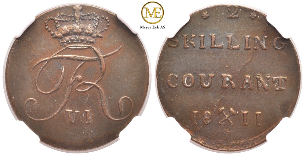 2 skilling 1811 Frederik VI. Kv.0/01