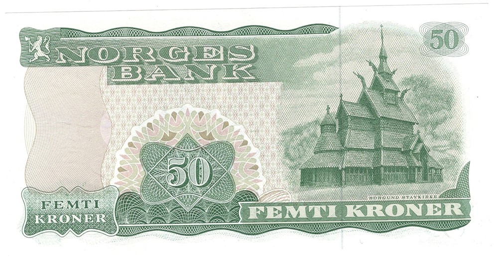 50 kroner 1981 Z.0437411. Erstatningsseddel. Kv.0