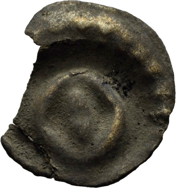 1/2 penning Håkon VI Magnusson (1355-1380) Kv.1/1+