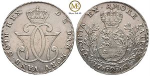 Speciedaler 1776 Christian VII. Kv.1+/01