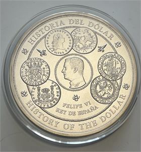 300 euro Spania 2017. 1 Kilo puro silver (999) Proof