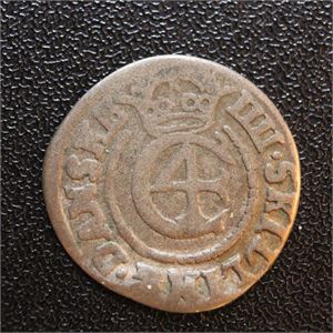 4 skilling 1644 Danmark kv. 1