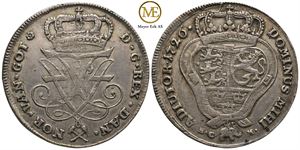 4 mark 1726 Frederik IV. Kv.1+