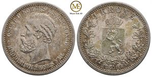 1 krone 1898 Oscar II. Kv.0/01