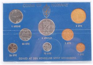 Myntsett 1968 hardplast. Kv.0