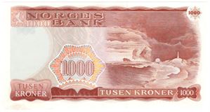 1000 kroner 1987 E.3973865. Kv.0