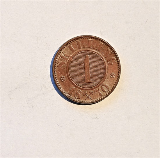 Norge 1 skilling 1870 kv. 01