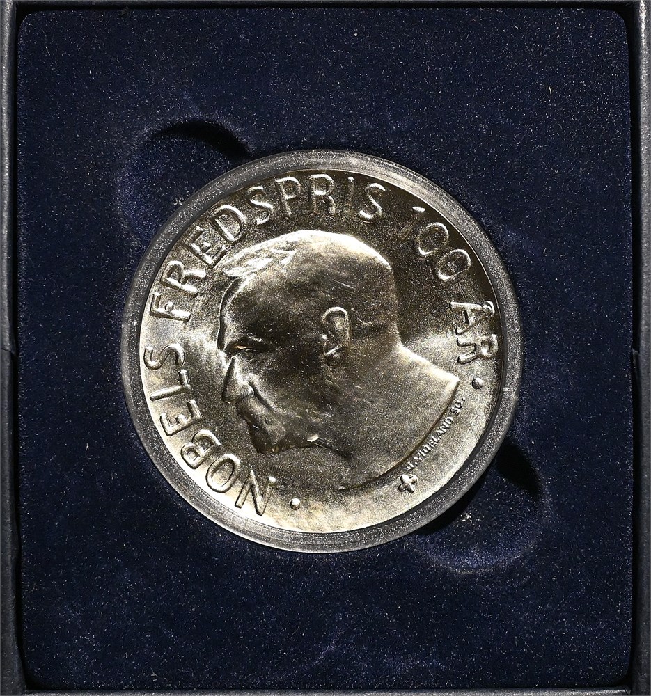 Norge 100 kroner Nobelmynten 2001 kv. Proof