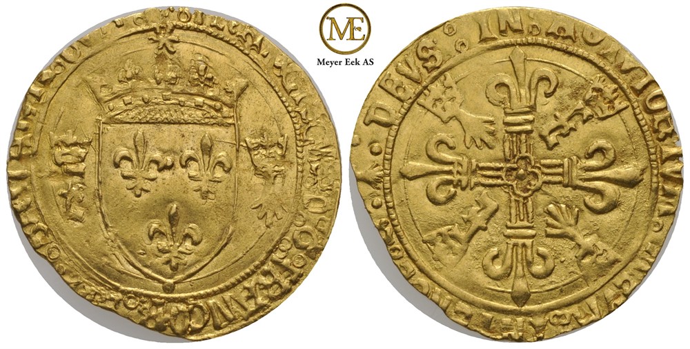 Ecu D òr Frans I 1515-1547. Kv.1+/01