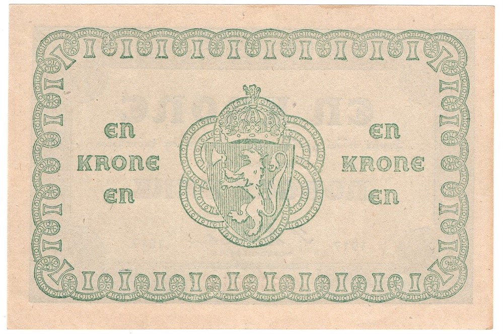 En krone 1917 No.6873048. Kv.0