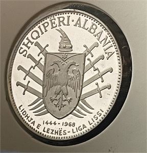 Albania 5 leke 1969 Kv.Proof