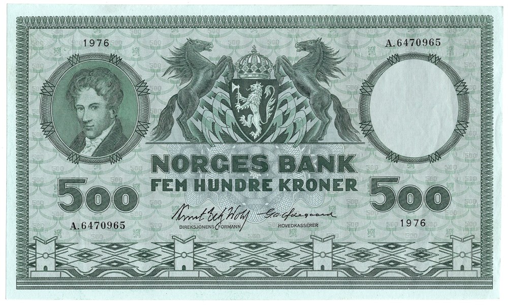 500 kroner 1976 A.6470965. Kv.1+