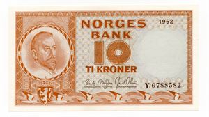 10 kroner 1962 Y