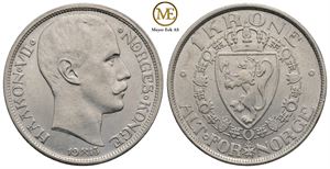 1 krone 1913 Haakon VII. Kv.01