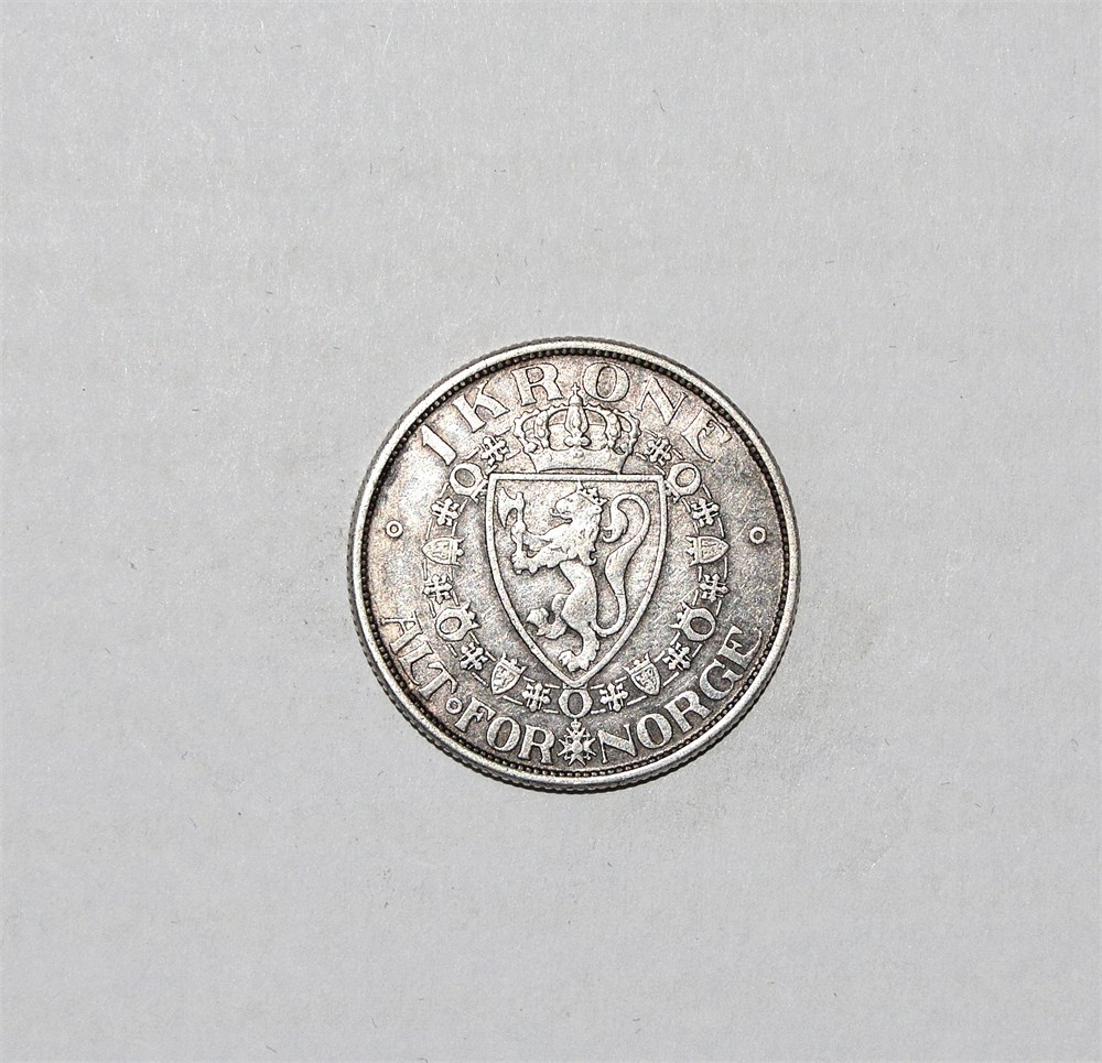 Norge 1 krone 1916 kv. 1/1+