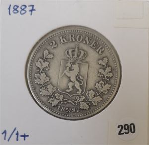 2 kroner 1887