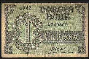 1 kr 1942A London kv. 1-