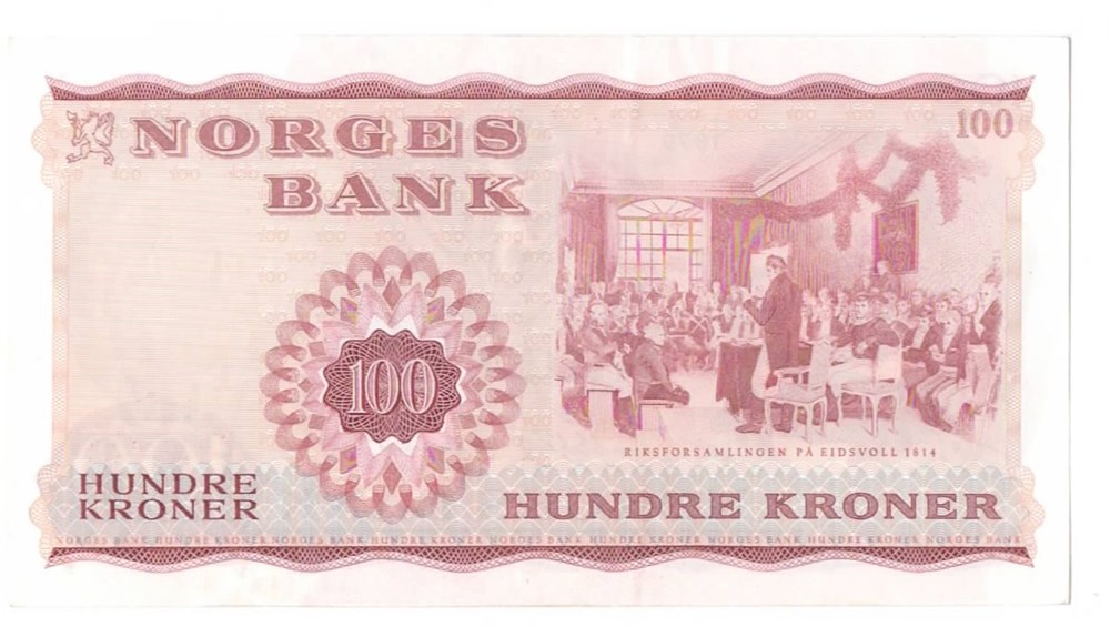 Norge 100 kroner 1976 Z kv. 1+/01