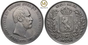 Speciedaler 1861 Carl XV. Kv.1+