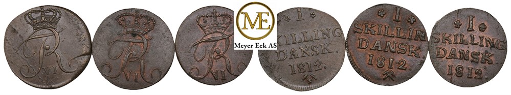 1 skilling 1812 Frederik VI. VK