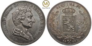 Speciedaler 1844 Carl XIV Johan. Kv.01