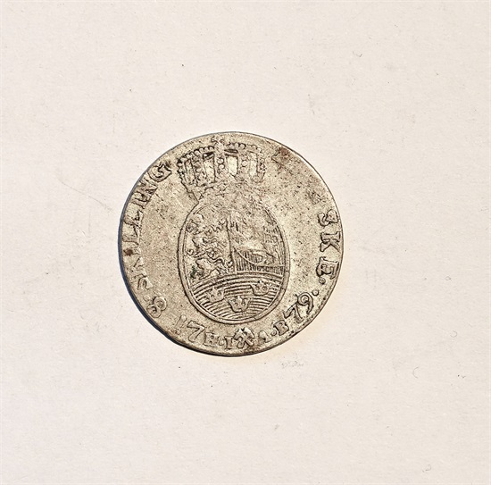 Norge 8 skilling 1779 kv. 1