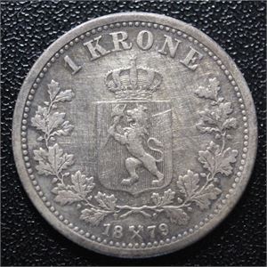 1 krone 1879 kv. 1-/1