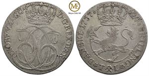 24 skilling 1737 Christian VI. Kv.1+