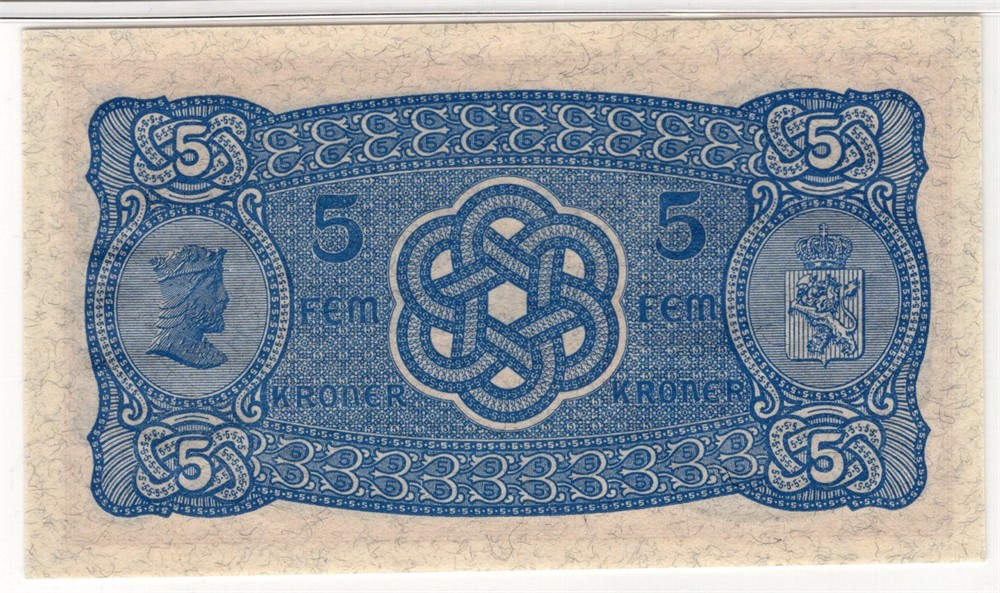5 kroner 1939 R. Kv.0