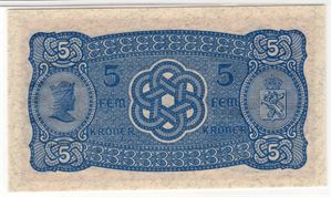 5 kroner 1939 R. Kv.0