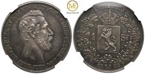 Speciedaler 1865 Carl XV. AU.50