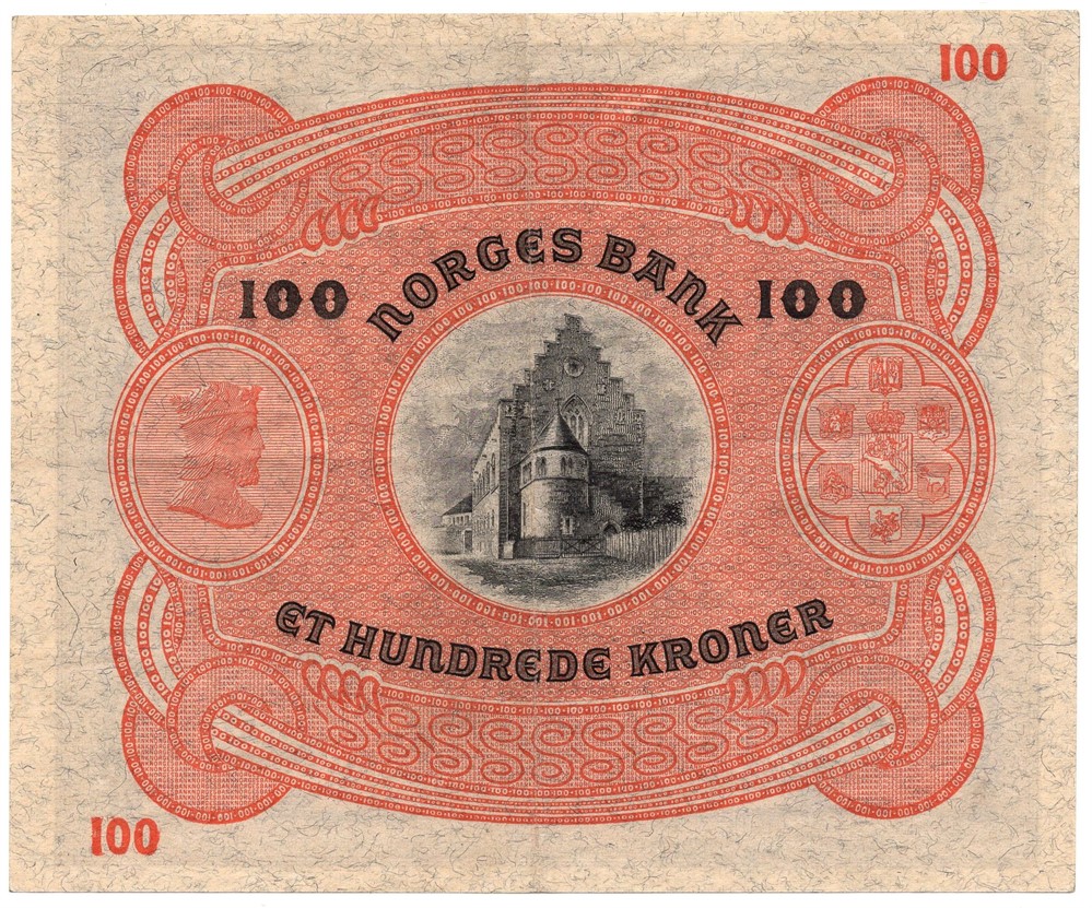 100 kroner 1934 B.0206983. Kv.1+/01