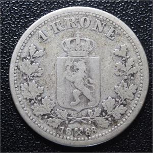 1 krone 1888 kv. 1-