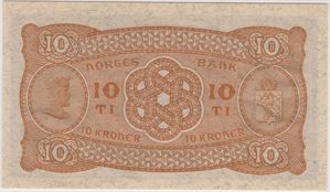 10 kroner 1942 A.7447676. 66 EPQ. Kv.0