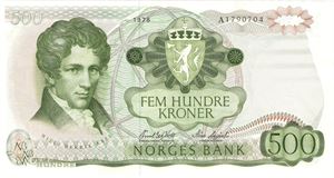 500 kroner 1978 A.1790704. Kv.0