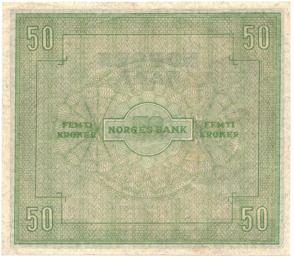 50 kroner 1949 B.3928513. Kv.1+