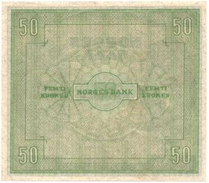 50 kroner 1949 B.3928513. Kv.1+