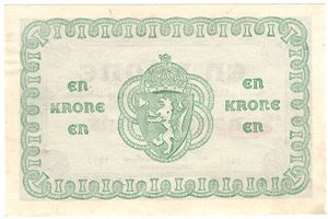 En krone 1917 F.6025413. Kv.0/01