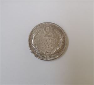 Latvia 2 lati 1925 Ex. Riibe 2009