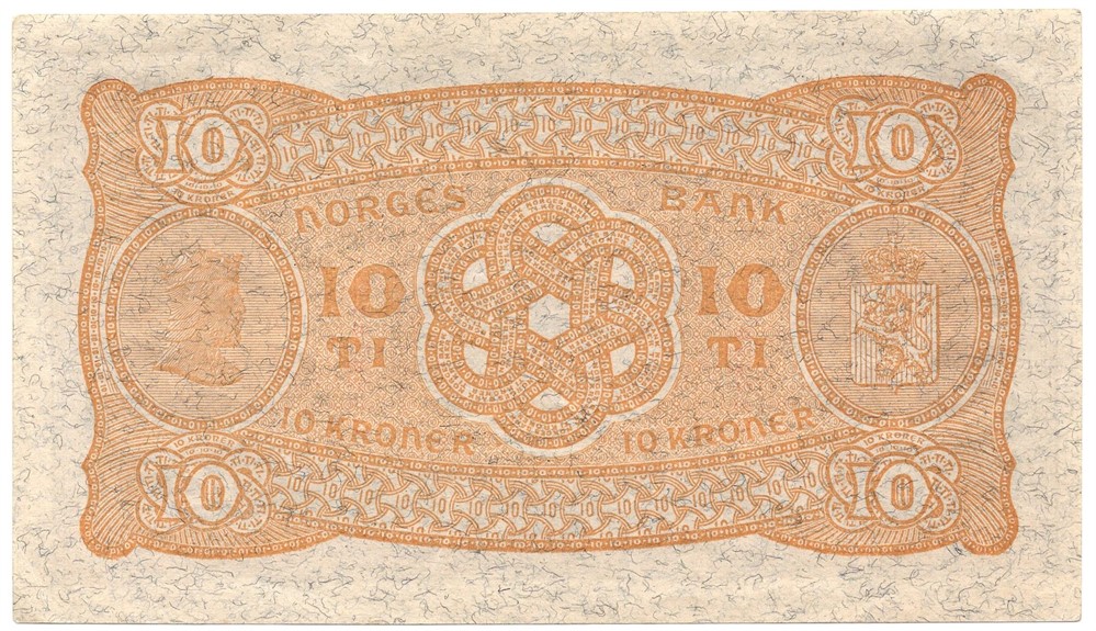 10 kroner 1924 L.2685574. Kv.0/01