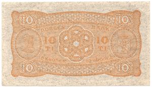 10 kroner 1924 L.2685574. Kv.0/01