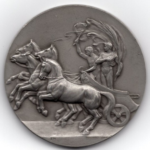 Deltakermedalje OL i Stockholm 1912. Kv.0/01