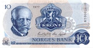 10 kroner 1977 HT erstatning