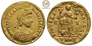 Solidus Valentinian III (425-455) Kv.1+