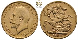 Sovereign 1928 Georg V. Kv.01