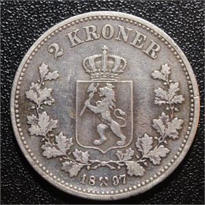 2 krone 1897 kv. God 1