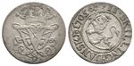 2 skilling 1705 Frederik IV.1+/01