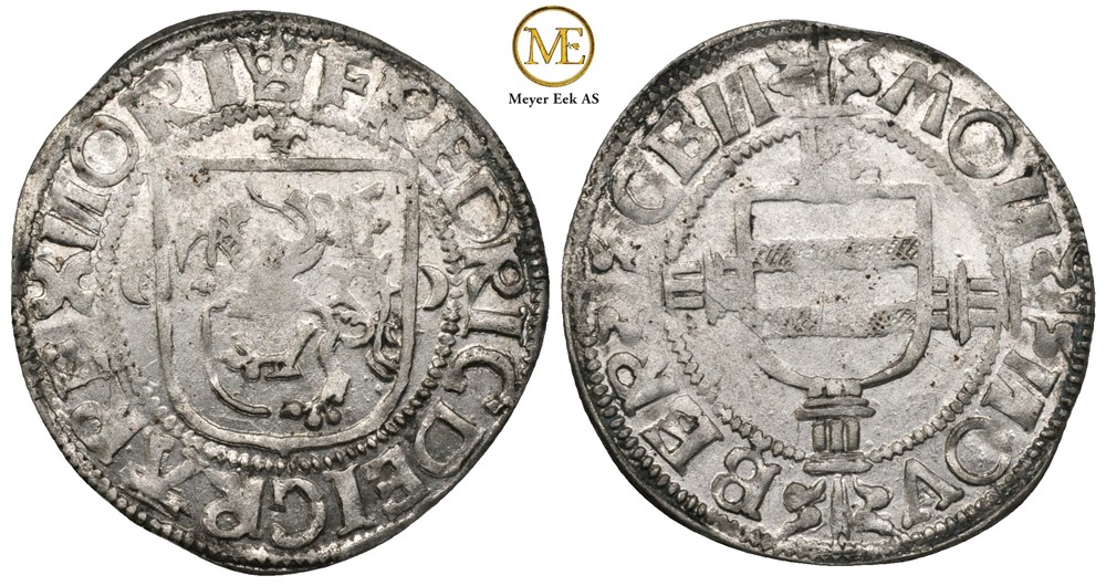 Skilling u/år Frederik I (1524-1533) Kv.01
