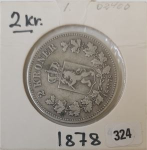 2 kroner 1878