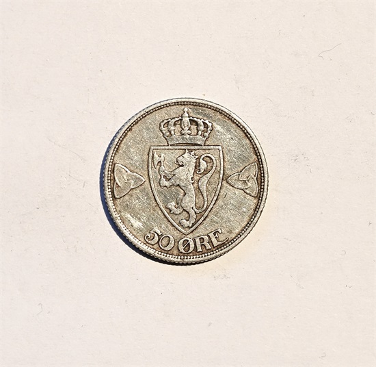 Norge 50 øre 1912 kv. 1